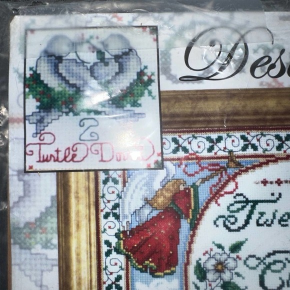 NIP Vintage Design Works Crafts Twelve Days Of Christmas Cross Stitch Kit - Picture 3 of 7